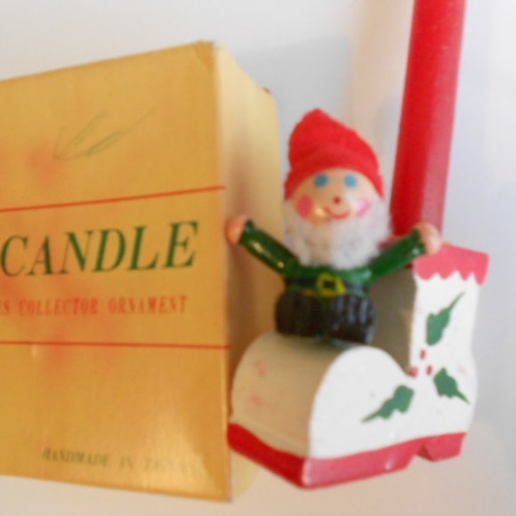 Elf Candle Holders 1950's, 1960's Vintage Figurines - Picture 8 of 12